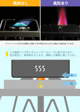 Load image into Gallery viewer, Mogoti 遮熱テーブル 遮熱板 シングルバーナー用 テーブル 軽量 折り畳み ステンレス製 キャンプ用品 ソト SOTO ST-310/ ST-330 イワタニ トランギア 4種類バーナー対応 収納袋と風除板付き